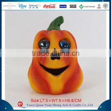 Polyresin 2016 New Design Indoor Outdoor Statue Customized Resin Halloween Pumpkin Ornament Decoration