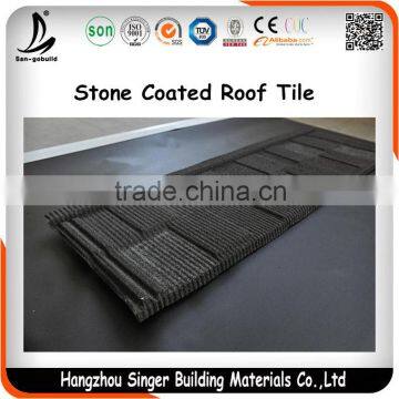 Colorful Clay Roofing Tile Feature/Natural Stone Coated Metal Steel Roofing Tile photo-5