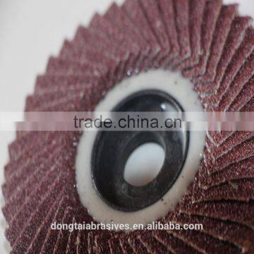 100 Korean style radial mix material flap disc with plastic backing-up