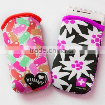 Colorful Neoprene phone covers for htc desire hd case