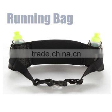 Waterproof neoprene running waist bag, outdoor fitness elastic sports running belt, elastic spandex money belt