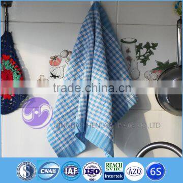 Bulk wholesale printed waffle kitchen towels with loop