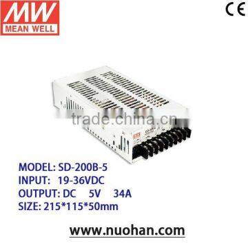 Mean Well 200W 5V DC DC Converter DC power supply 5V 24A