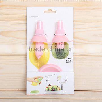 2pc Creative Gift Lemon Juice Sprayer Citrus Lime Orange Spray Squeezer Hand Juicer Juice Maker photo-6