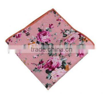 Fashion Casual Floral Cotton Pocket Square photo-3