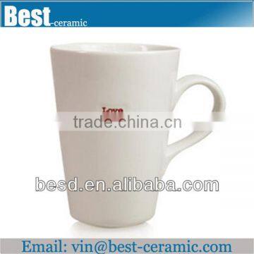 simply white eco ceramic coffee cup