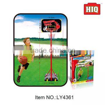 Well selling plastic adjustable basketball hoop basketball toy kids sport toys