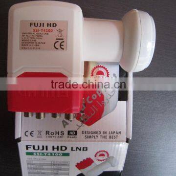 Stocks for best quality Fuji HD universal ku band Single LNB , Fuji hd ku band Twin lnb, FUJI hd ku band Quad LNB