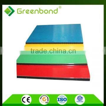 Greenbond fireproof PE acp wall covering material