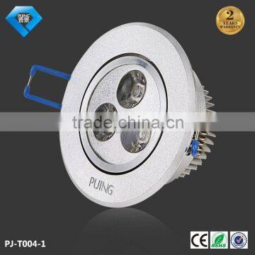 18w Aluminum led ceiling light with CCT 2700-6500k silver lamp body