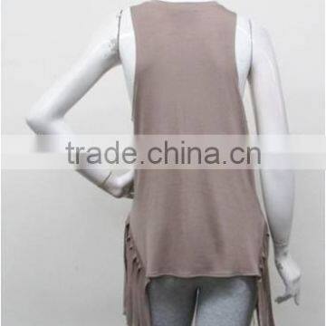2016 Latest Top Designs Model Tank Top Fitness Tops photo-3