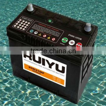 NS70L 12V 65AH Auto batteries