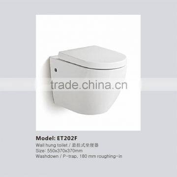 European Hot Sale Wall Hung Ceramic Toilet ET202F