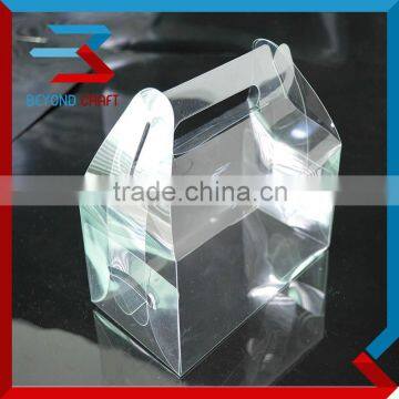 foldable clear translucent PET Pvc foldable storage box