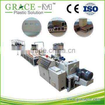 wood plastic pvc profile machine composite extruder