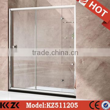 stainless steel simple install glass screen shower room