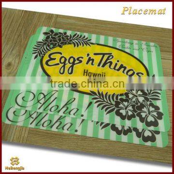 Factory in Shenzhen China promotional restaurant PP placemat