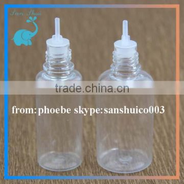 vapor juice e juice pet plastic bottle 15ml 20ml for e liquid bottle 10ml 15ml with flat child proof and tamper proof cap