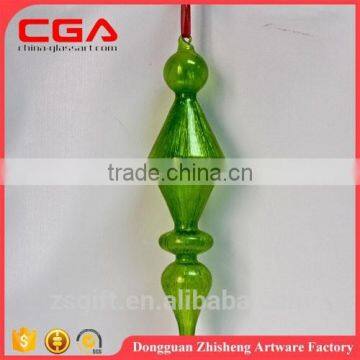 Hanging Christmas Bauble Glass Icicle for Christmas Tree Decorarion Supplies X'mas Accessories photo-2