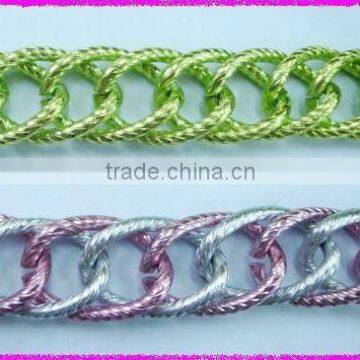 3.0-3.2mm thick double curb shape chain 27.8*18.8mm