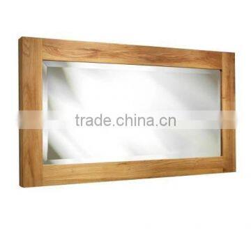 Solid Wood Frame Wall Mirror Oak Furniture photo-3