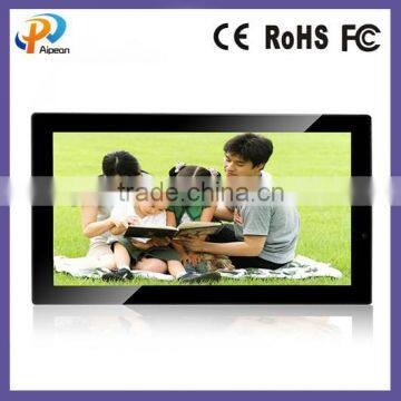 21.5 inch player lcd signage remote control sex digital photo frame display HD movie
