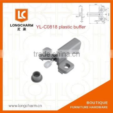 gray plastic soft close door buffer plastic buffer from Longcharm Hardware