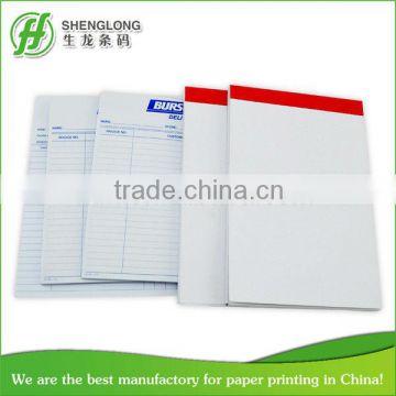 Numbered duplicate book with high quality carbonless paper