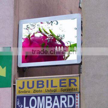 outdoor led display for advertising waterproof led single pillar screen video panel high refresh rate P8 RGB LED display panel