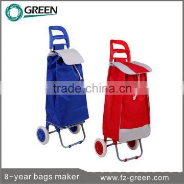 Hot Portable Folding Shopping Trolley Bag With Wheels