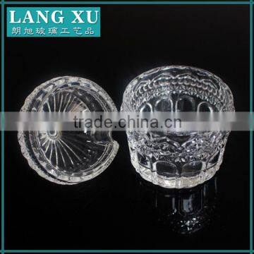 LX-T099 hand made salt and pepper jar crystal glass spice jars wholesale