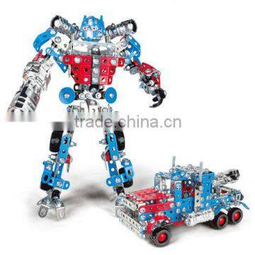 DIY kids metal model toy Optimus Prime