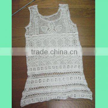 Spring autumn season hand made crochet tops