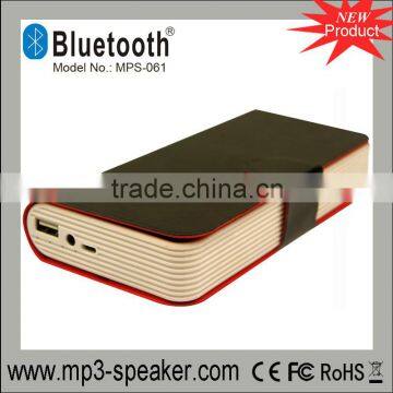 HIFI stereo 2.0 powerbank bluetooth speaker box MPS-061