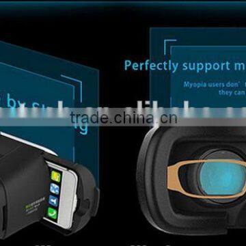 3D VR Box 2nd Generation Virtual Reality Glasses Cardboard Movie Game for Samsung New photo-2