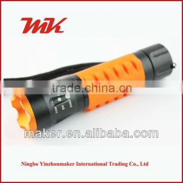 Adjustable High Power Aluminum Flashlight