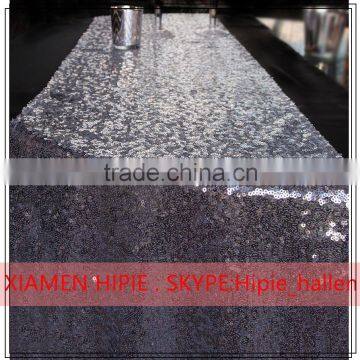Luxury Bling Bling Silver Sequin Table Runner for Party photo-2