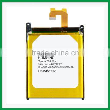 3.8V 3200mAh High capacity rechargeable battery li-ion lithium ion battery for Sony xperia Z2 L50W L50T L50U D6503