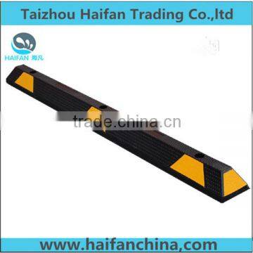 High quality 1650mm rubber wheel stopper adjustable loading dock ramp for sale/Australia Standard Rubber Wheel Stopper