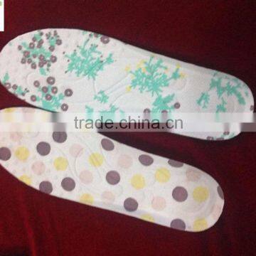 Breathable Full Length Printing Shoe Lift Elevator Shoes Insole