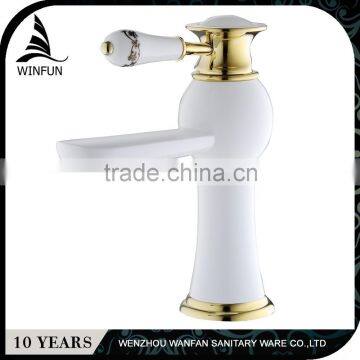 Stable performance bathroom color painted basin faucet