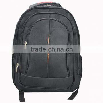 Durable Polyester Fabric Laptop Backpack Black 8031A140012