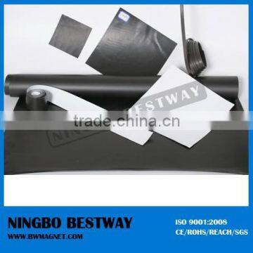 Isotropic rubber magnet with PVC and UV coat