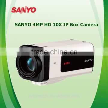 Sanyo 4Megapixel Full HD 10X AF Zoom Cam IP Network Starlight Box Camera