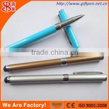 Logo free 2 in 1 stylus with ballpen for promotion