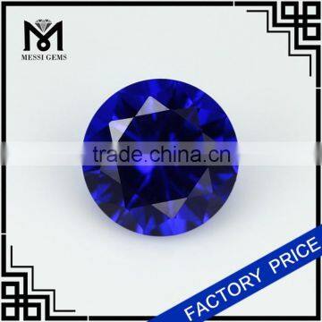 synthetic diamond cut nano gem for jewelry blue sapphire