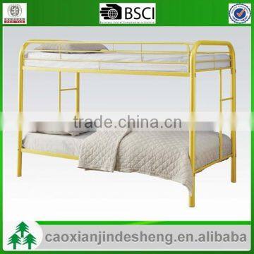 Durable metal twin over twin bunk bed - Yellow TT-10