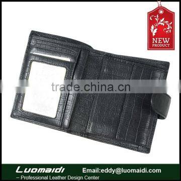 newest most popular coin holder men genuine leather purse with tab