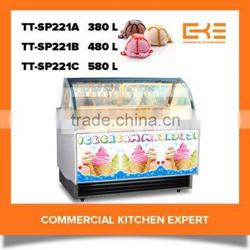 Italian Ice Cream Chest Freezer Accept Customized Soft Ice Cream Continuous Freezers