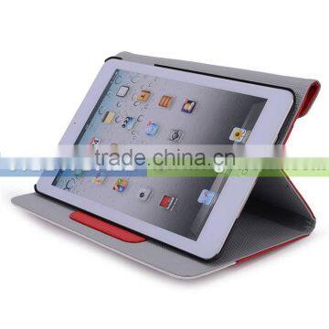 Slim Fit Multi Function Pu Leather Case with Built-in Stand and Card Holder for iPad Mini